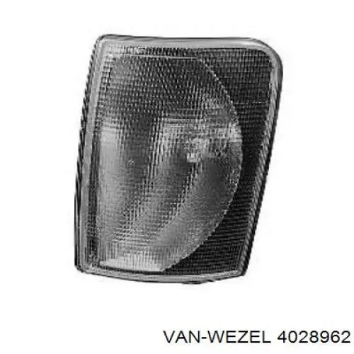 Фара правая 4028962 VAN Wezel