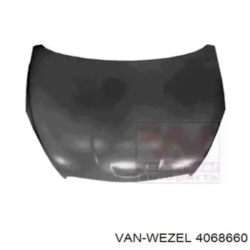 Капот 4068660 VAN Wezel