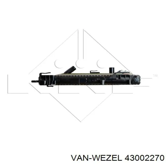 43002270 VAN Wezel радиатор