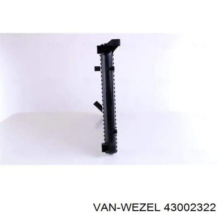 Радиатор 43002322 VAN Wezel
