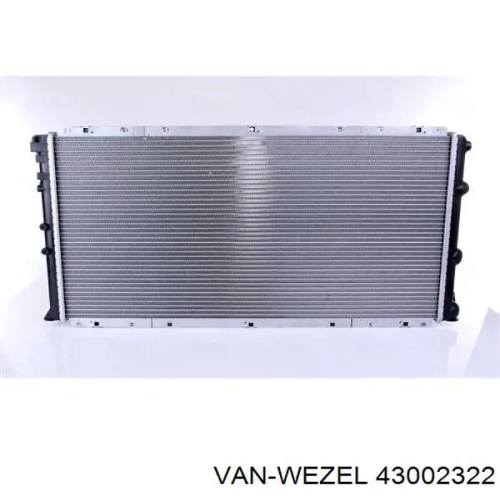 Купить 43002322 VAN Wezel Радиатор водяной