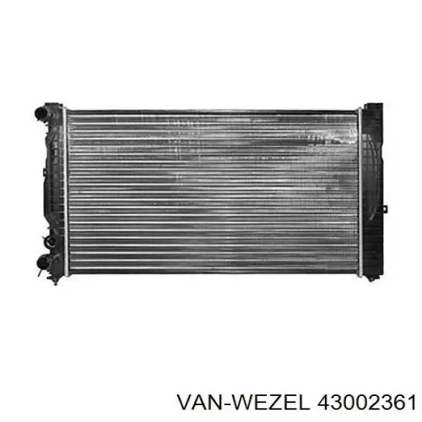 43002361 VAN Wezel радиатор
