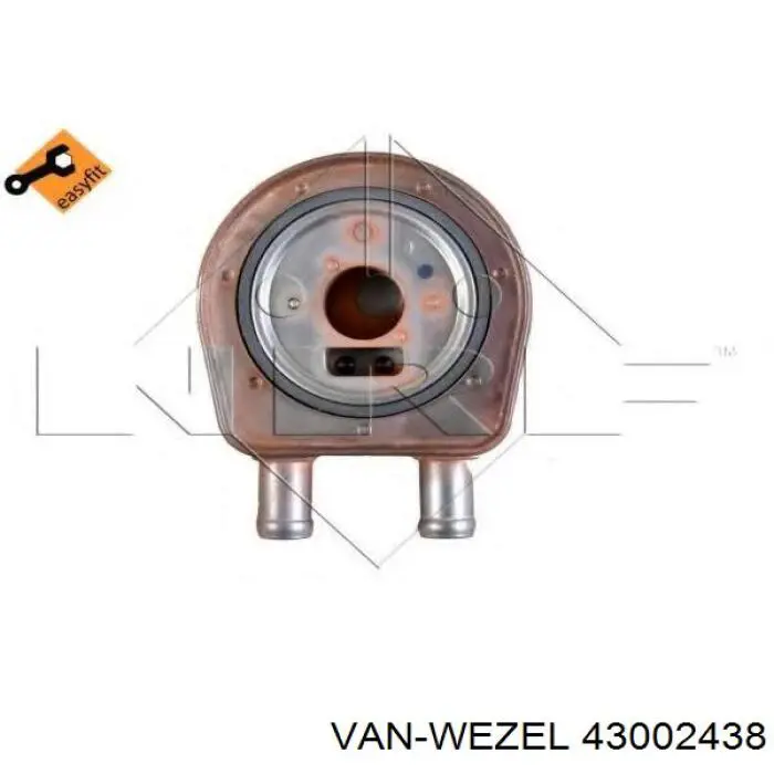 Радиатор охлаждения двигателя VAN Wezel 43002438 цена, от 164.80 USD