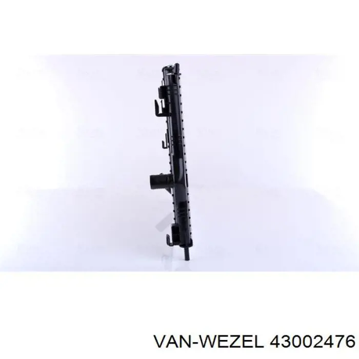 Радиатор охлаждения двигателя VAN Wezel 43002476 цена, от 45.51 USD