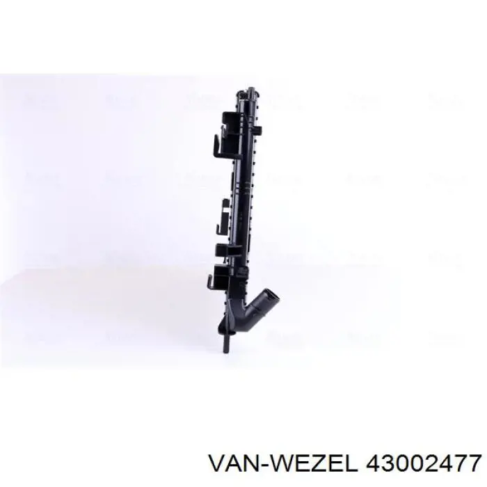 Радиатор охлаждения двигателя VAN Wezel 43002477 цена, от 46.78 USD