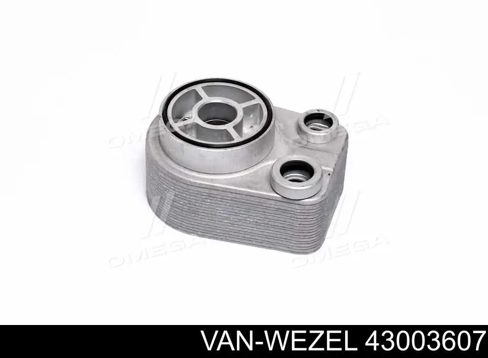 43003607 VAN Wezel radiador de óleo (frigorífico, debaixo de filtro)
