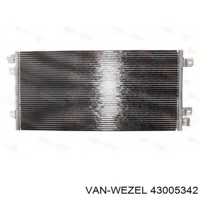 Радиатор кондиционера 43005342 VAN Wezel