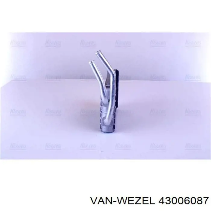 Радиатор отопителя VAN Wezel 43006087