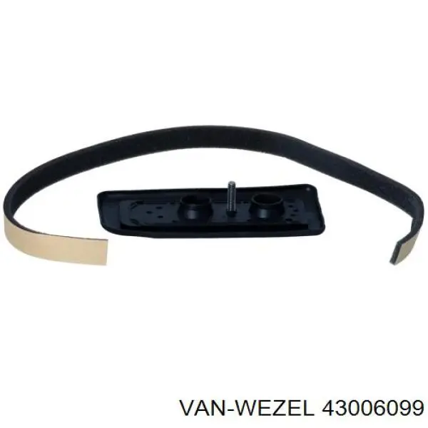 Радиатор печки (отопителя) VAN Wezel 43006099 цена, от 16.23 USD