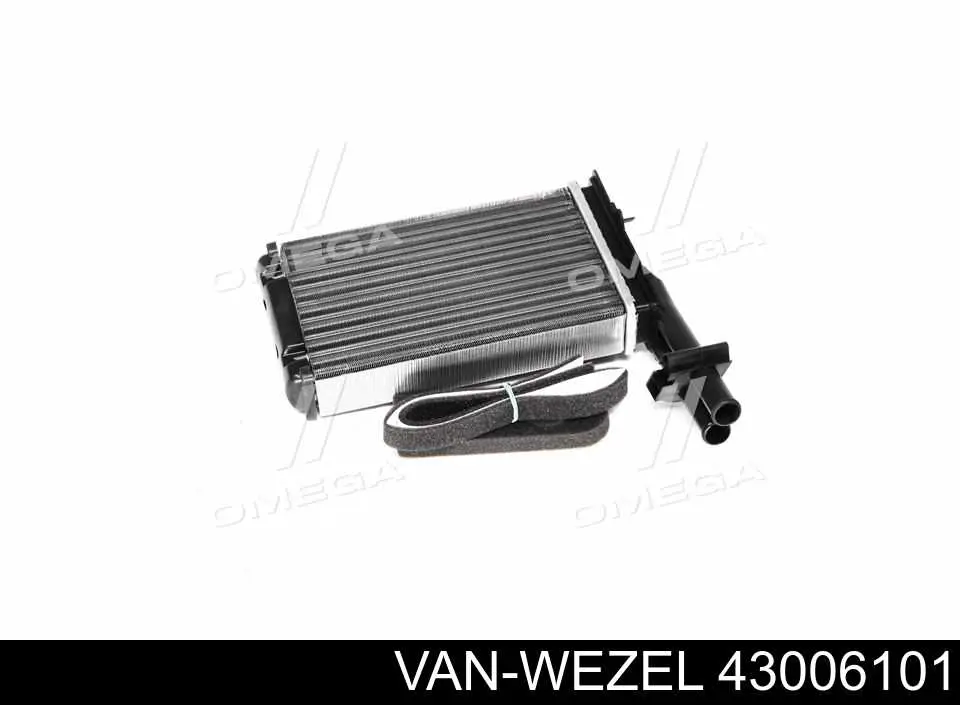 43006101 VAN Wezel радиатор печки