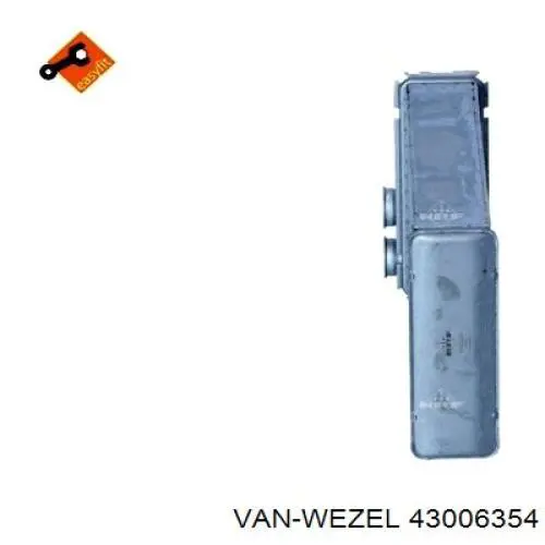 Радиатор печки 43006354 VAN Wezel