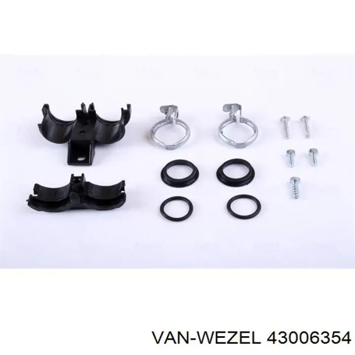 Купить 43006354 VAN Wezel Радиатор печки