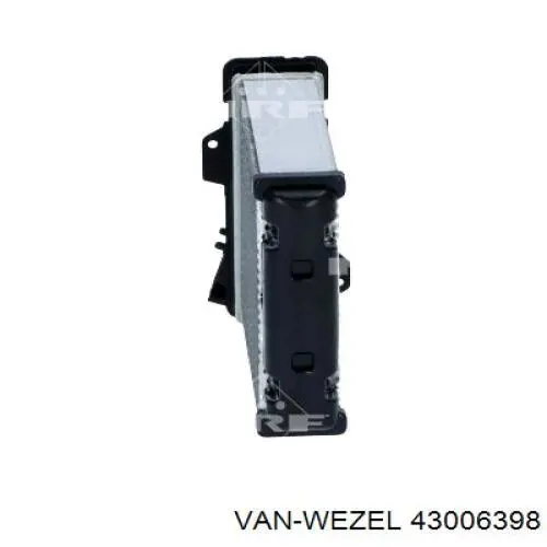 Купить 43006398 VAN Wezel Радиатор печки