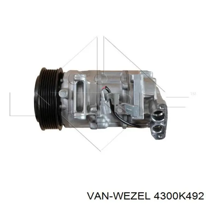 Компрессор кондиционера 4300K492 VAN Wezel