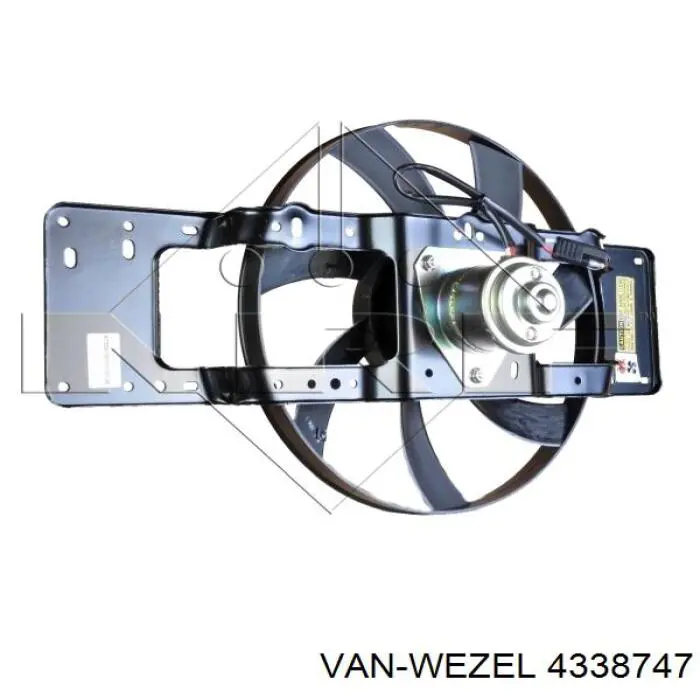 4338747 VAN Wezel мотор вентилятора системы охлаждения