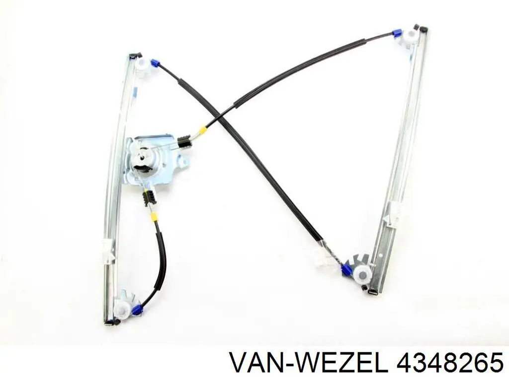 Механизм стеклоподъемника двери передней левой VAN WEZEL 4348265