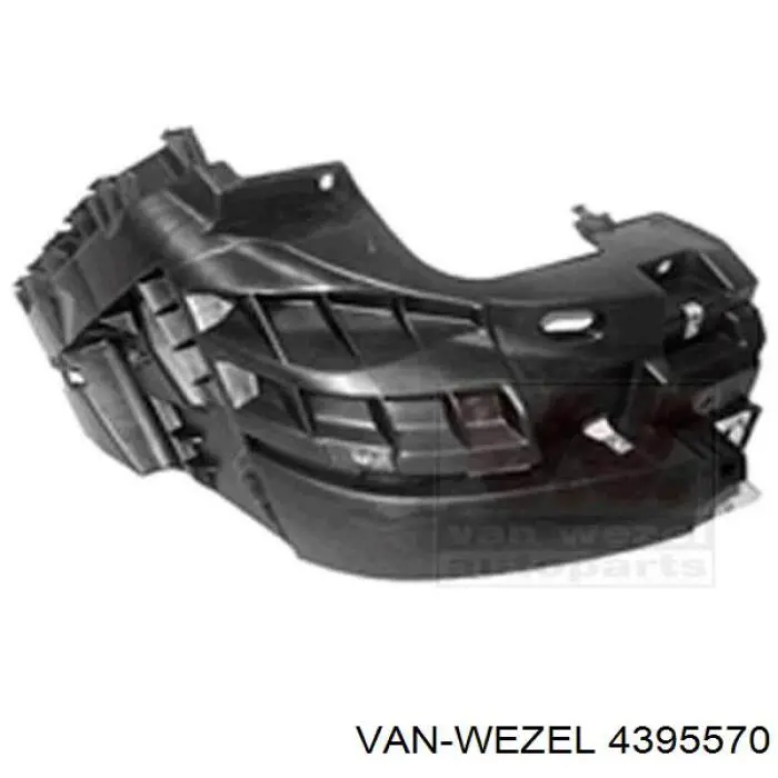 4395570 VAN Wezel Бампер передний в сборе