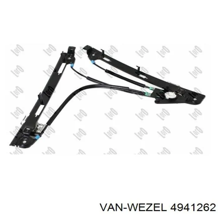 Стеклоподъемник передней правой двери VAN Wezel 4941262 цена, от 27.63 USD
