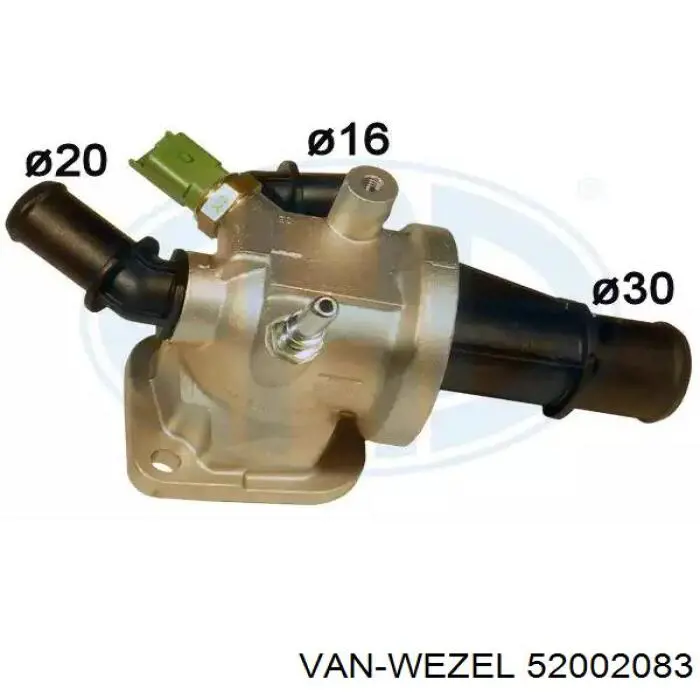 Радиатор 52002083 VAN Wezel
