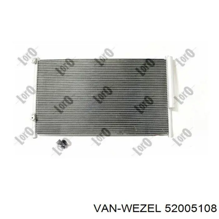 Купить 52005108 VAN Wezel Радиатор системы охлаждения кондиционера