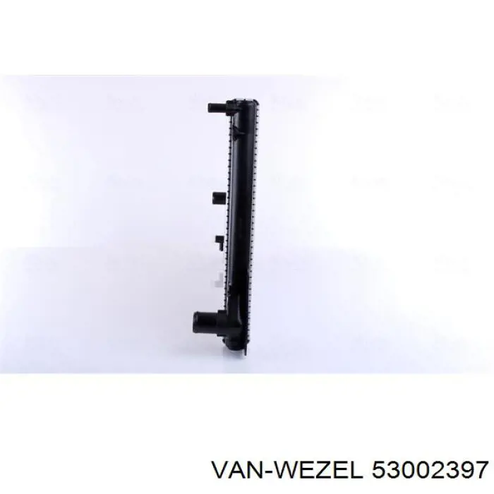 Купить 53002397 VAN Wezel Радиатор водяной
