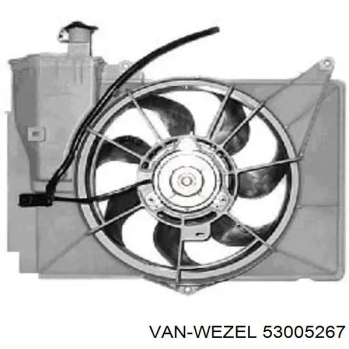 Конденсатор кондиционера VAN Wezel 53005267 цена, от 84.22 USD