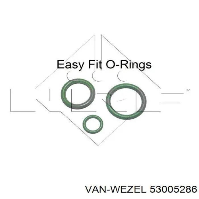 Condensador aire acondicionado 53005286 VAN Wezel