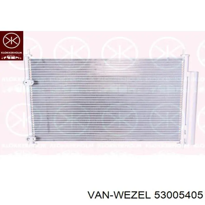 Конденсатор кондиционера VAN Wezel 53005405 цена, от 61.55 USD