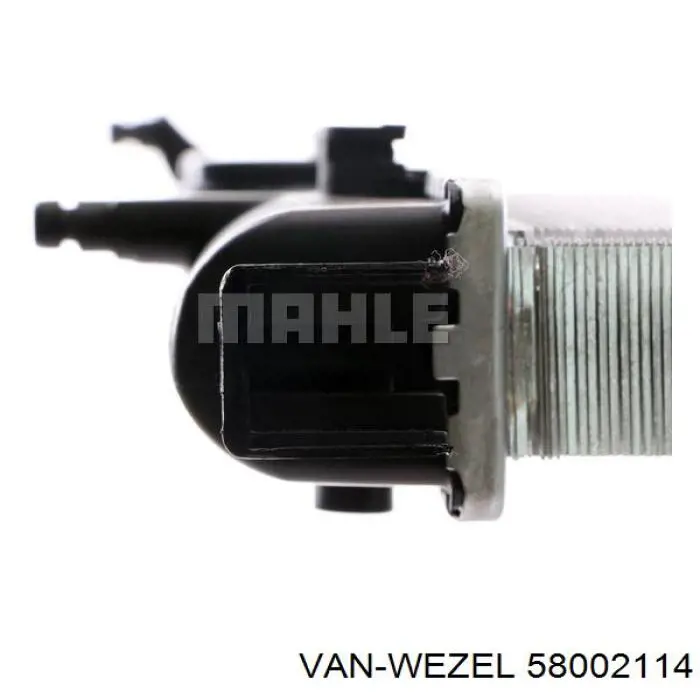 Радиатор 58002114 VAN Wezel