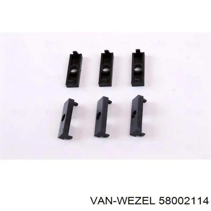 Радиатор охлаждения двигателя VAN Wezel 58002114 цена, от 55.71 USD