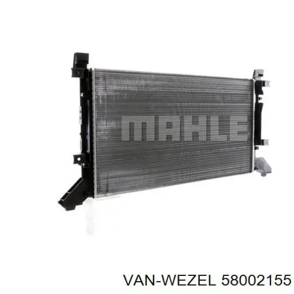 Купить 58002155 VAN Wezel Радиатор водяной