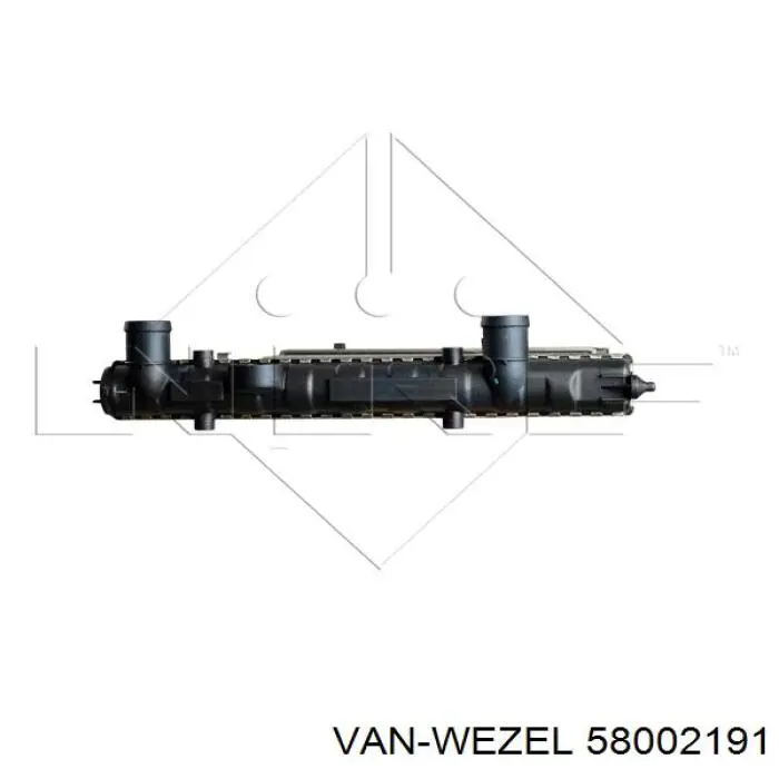 Радиатор 58002191 VAN Wezel