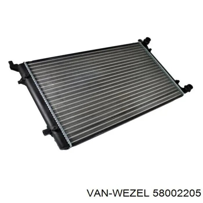 58002205 VAN Wezel радиатор