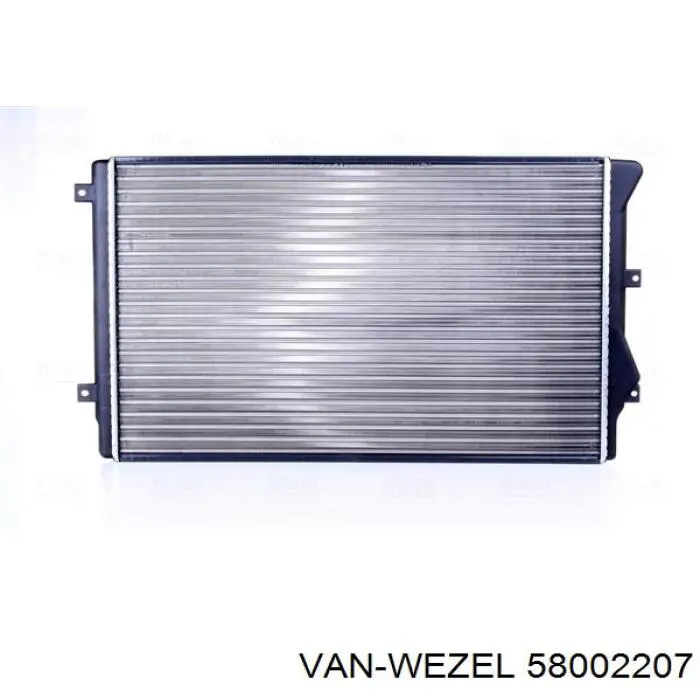 Купить 58002207 VAN Wezel Радиатор водяной
