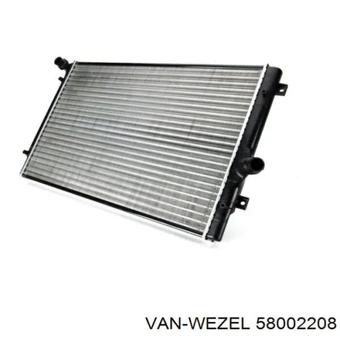 Радиатор охлаждения двигателя VAN Wezel 58002208 цена, от 63.45 USD