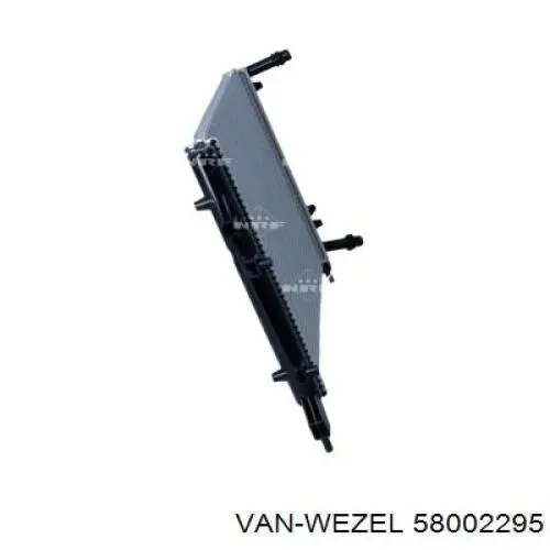 Купить 58002295 VAN Wezel Радиатор водяной