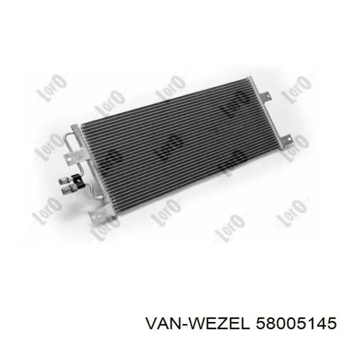 Конденсатор кондиционера VAN Wezel 58005145 цена, от 77.88 USD