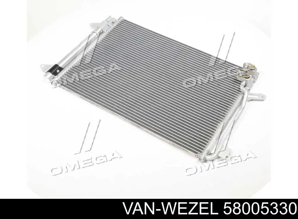 58005330 VAN Wezel radiador de aparelho de ar condicionado