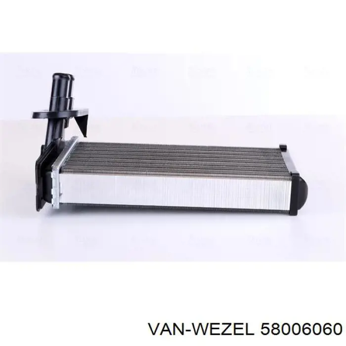 Купить 58006060 VAN Wezel Радиатор печки