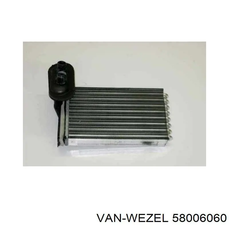 Радиатор отопителя VAN Wezel 58006060