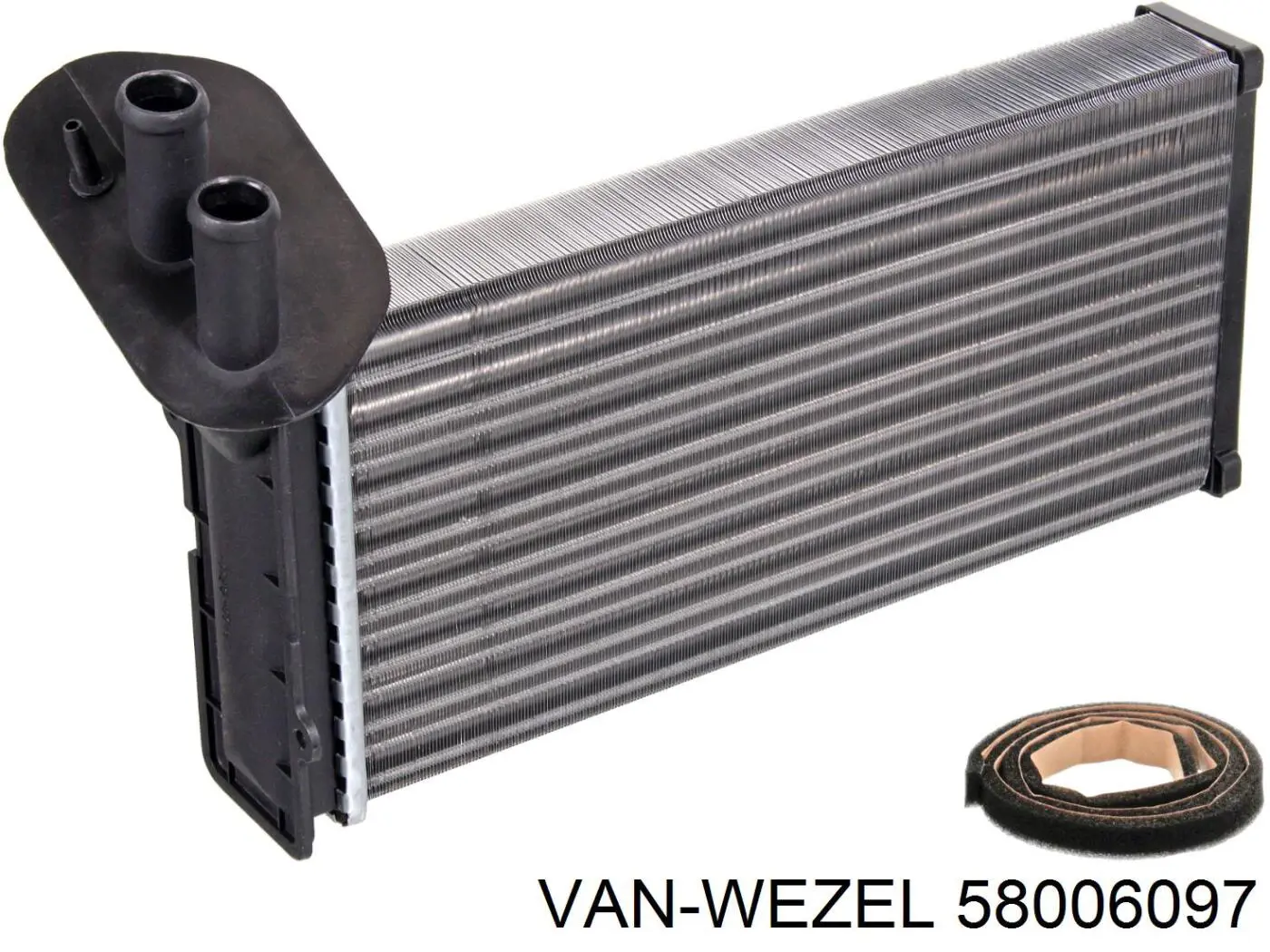 Радиатор печки 58006097 VAN Wezel