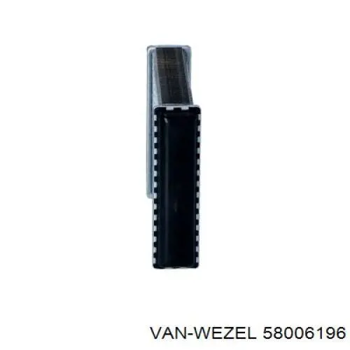 Радиатор печки (отопителя) VAN Wezel 58006196 цена, от 19.66 USD