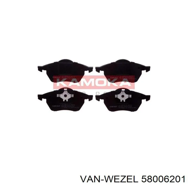 Купить 58006201 VAN Wezel Радиатор печки