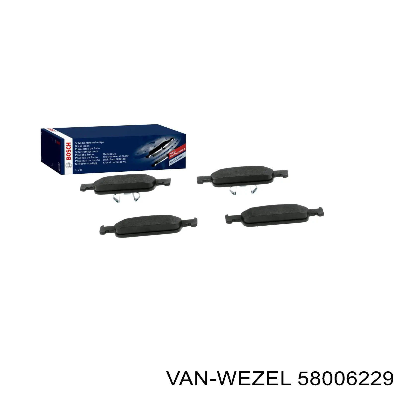 Радиатор печки 58006229 VAN Wezel