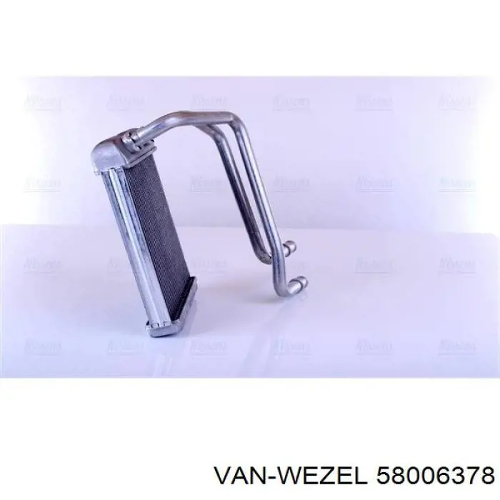 Купить 58006378 VAN Wezel Радиатор печки