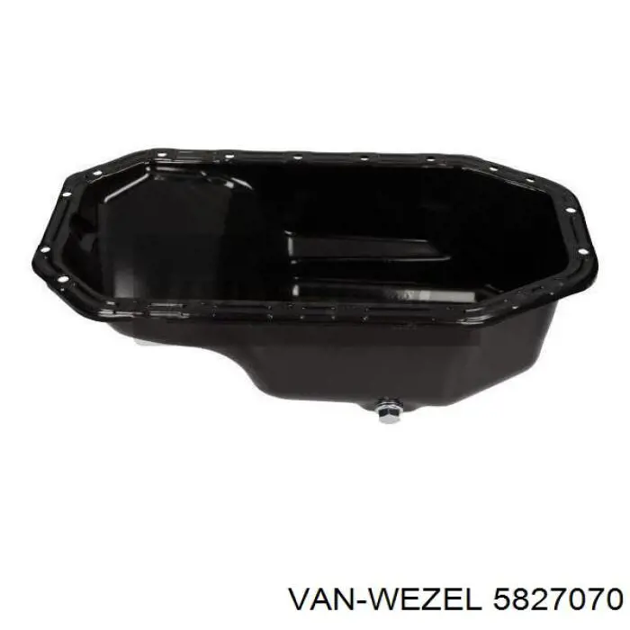 Масляный поддон двигателя VAN Wezel 5827070 цена, от 32.82 USD