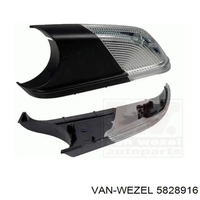 Указатель поворота зеркала, правый VAN Wezel 5828916 цена, от 17.57 USD