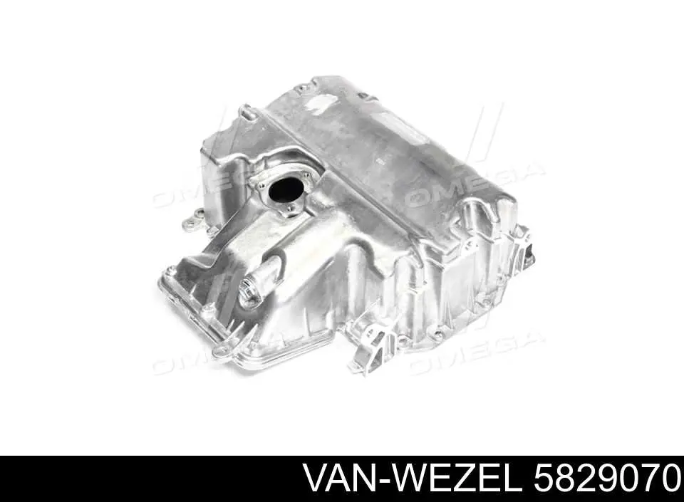 5829070 VAN Wezel panela de óleo de cárter do motor