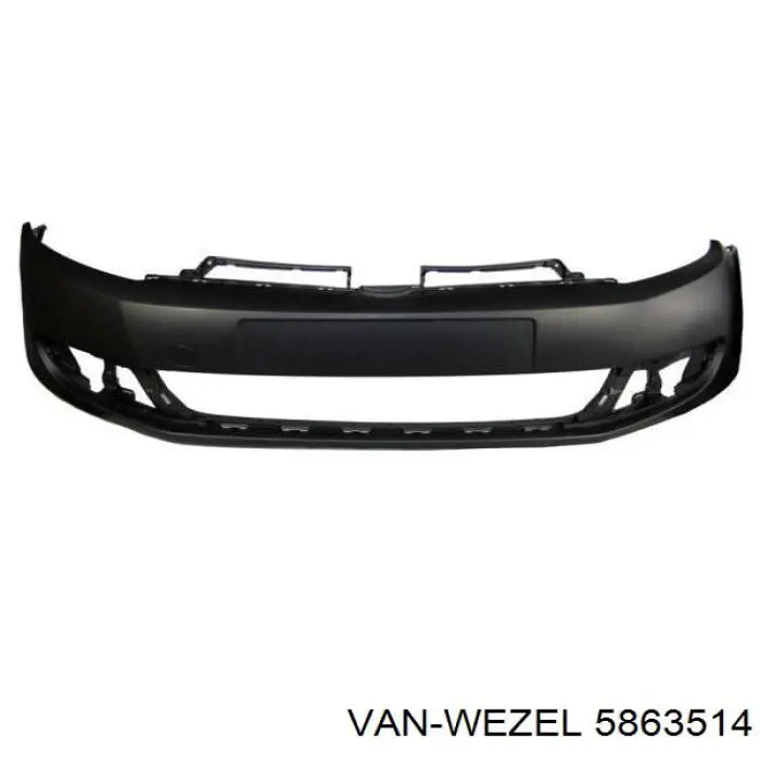 Решетка радиатора VAN Wezel 5863514