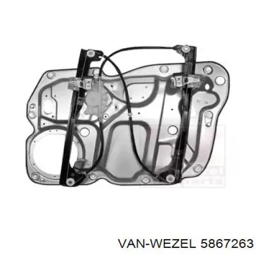 5867263 VAN Wezel механизм стеклоподъемника двери передней левой